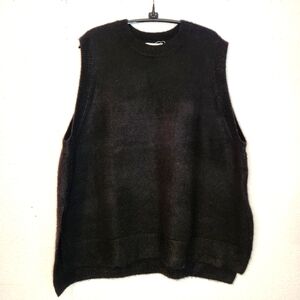H&M Black Women's Sleeveless Sweater Vest, Size L